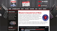Desktop Screenshot of concealedcarryofillinois.com