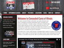 Tablet Screenshot of concealedcarryofillinois.com